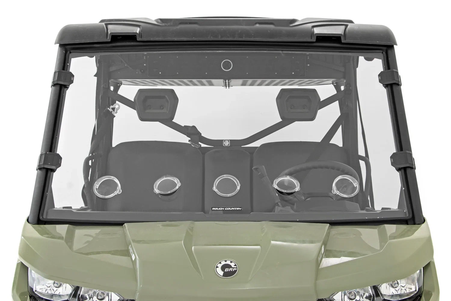 Fits Can-Am Defender HD 5_8_9_10 Vented Full Windshield Scratch Resist 98262030